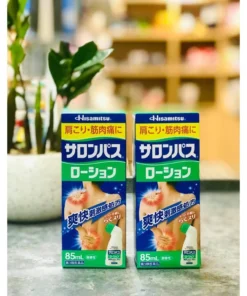 Alternative view of Dầu Nóng Xoa Bóp Salonpas Hisamitsu Nhật Bản 85ml chai lăn xoa nóng giúp giảm đau