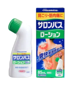 Dầu Nóng Xoa Bóp Salonpas Hisamitsu Nhật Bản 85ml chai lăn xoa nóng giúp giảm đau