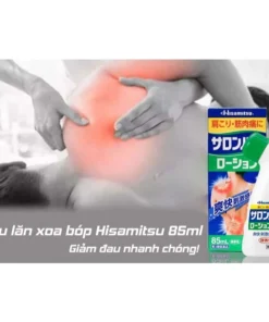 Dầu Nóng Xoa Bóp Salonpas Hisamitsu Nhật Bản 85ml chai lăn xoa nóng giúp giảm đau 7 himassu3