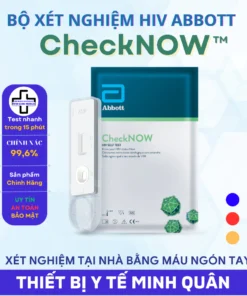 Alternative view of Bộ test xét nghiệm HIV tại nhà CheckNOW Abbott Hoa Kỳ