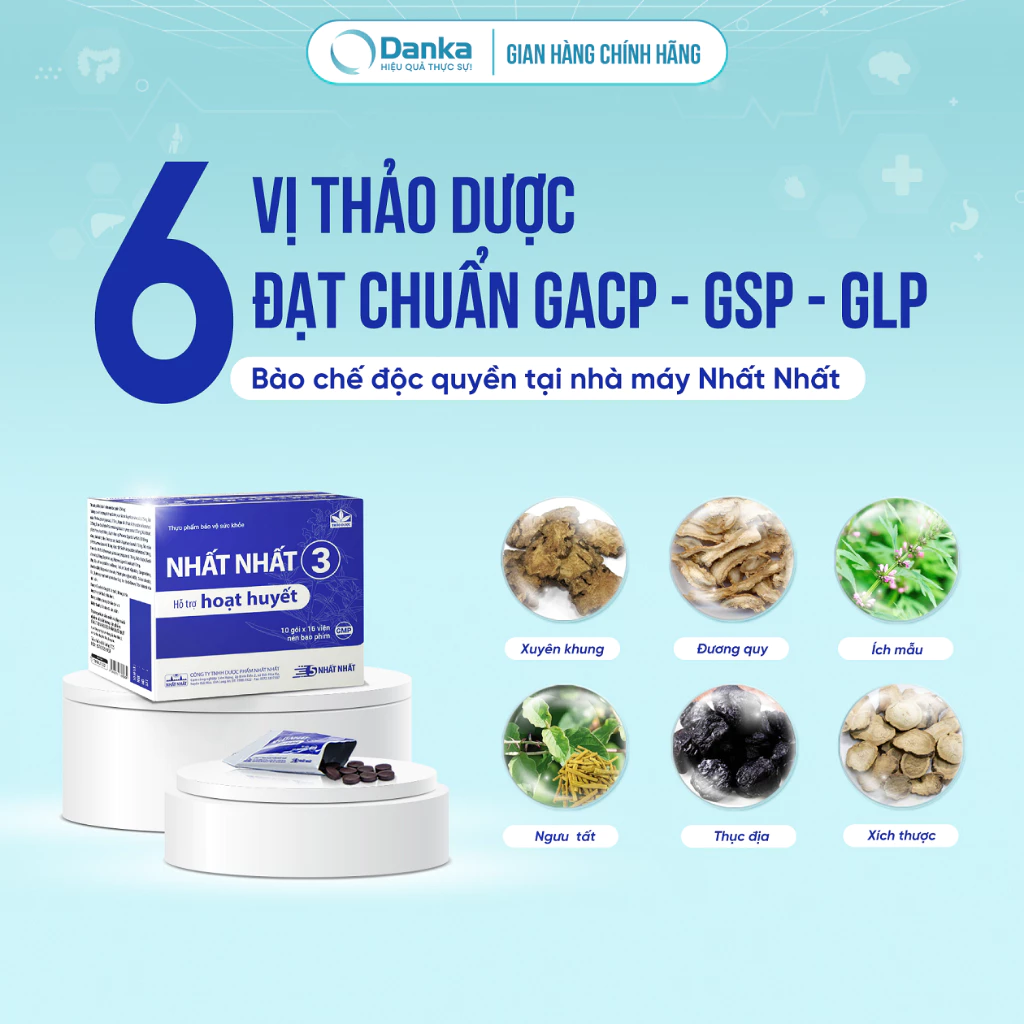 Viên Hoạt Huyết Nhất Nhất 3 - Hỗ trợ giảm hoa mắt, chóng mặt, đau mỏi vai gáy, tê bì chân tay 16 hoathuye5