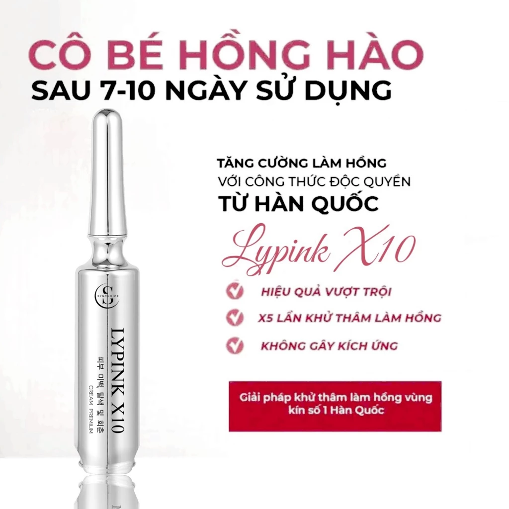 Dưỡng Hồng Nhũ Hoa Lypink X10 Kem Làm Hồng Ti Vùng Kín Hiệu Quả Sau 7 Ngày 18 honghao2