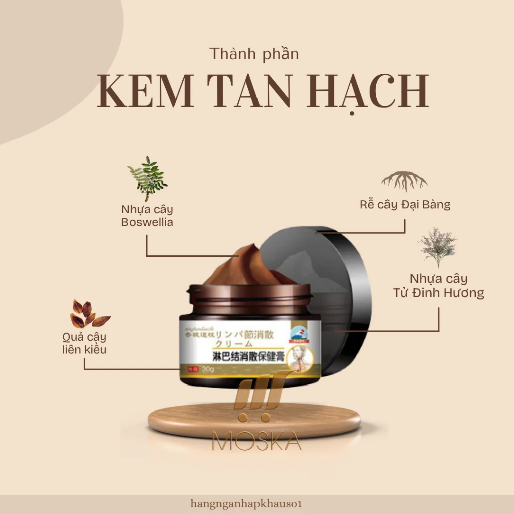 Kem Tan Hạch Cổ Truyền Nhật Bản, Teo U Hạch, Kem Mỡ Tiêu Tan Hạch Bạch Huyết 30g 20 kemtanhach4