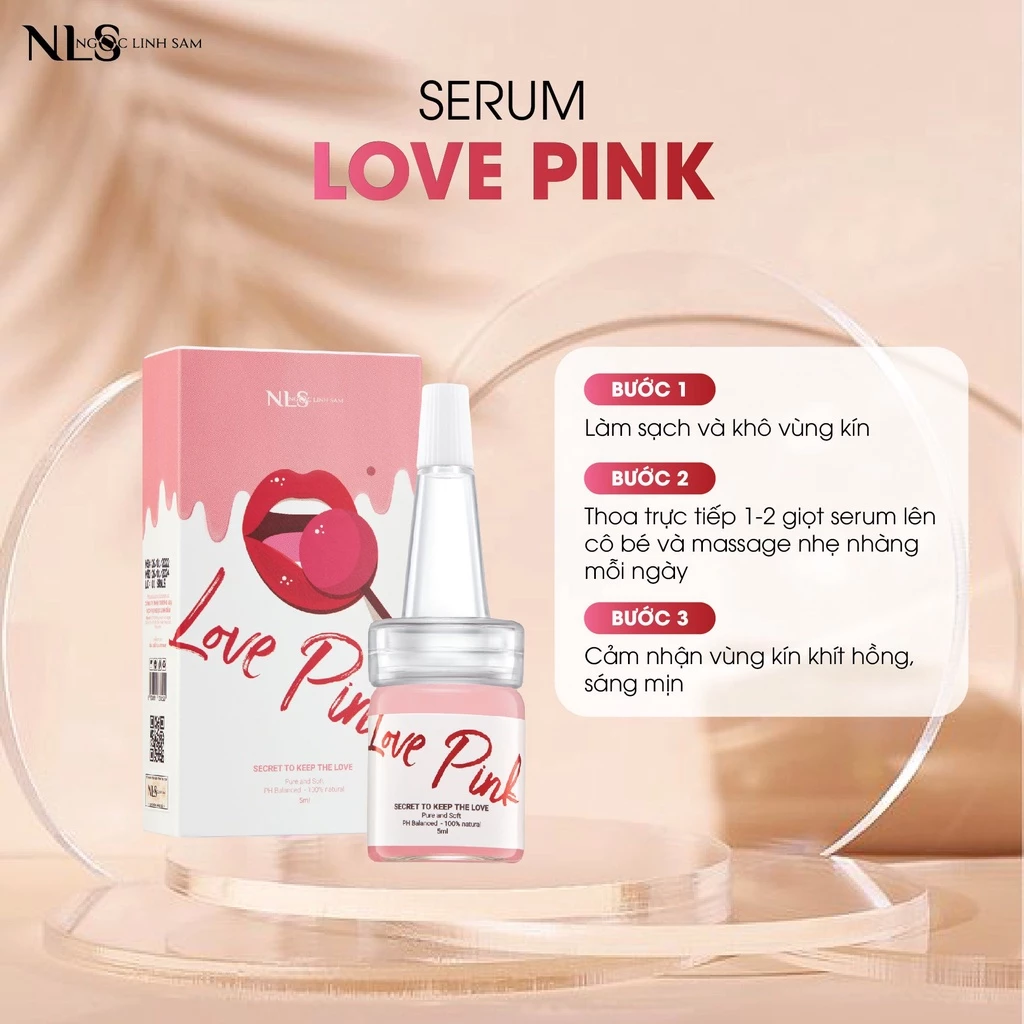 Serum Dưỡng Hồng Se Khít Vùng Kín 5ml Hiền Lê -LOVE PINK 11 lovepin4