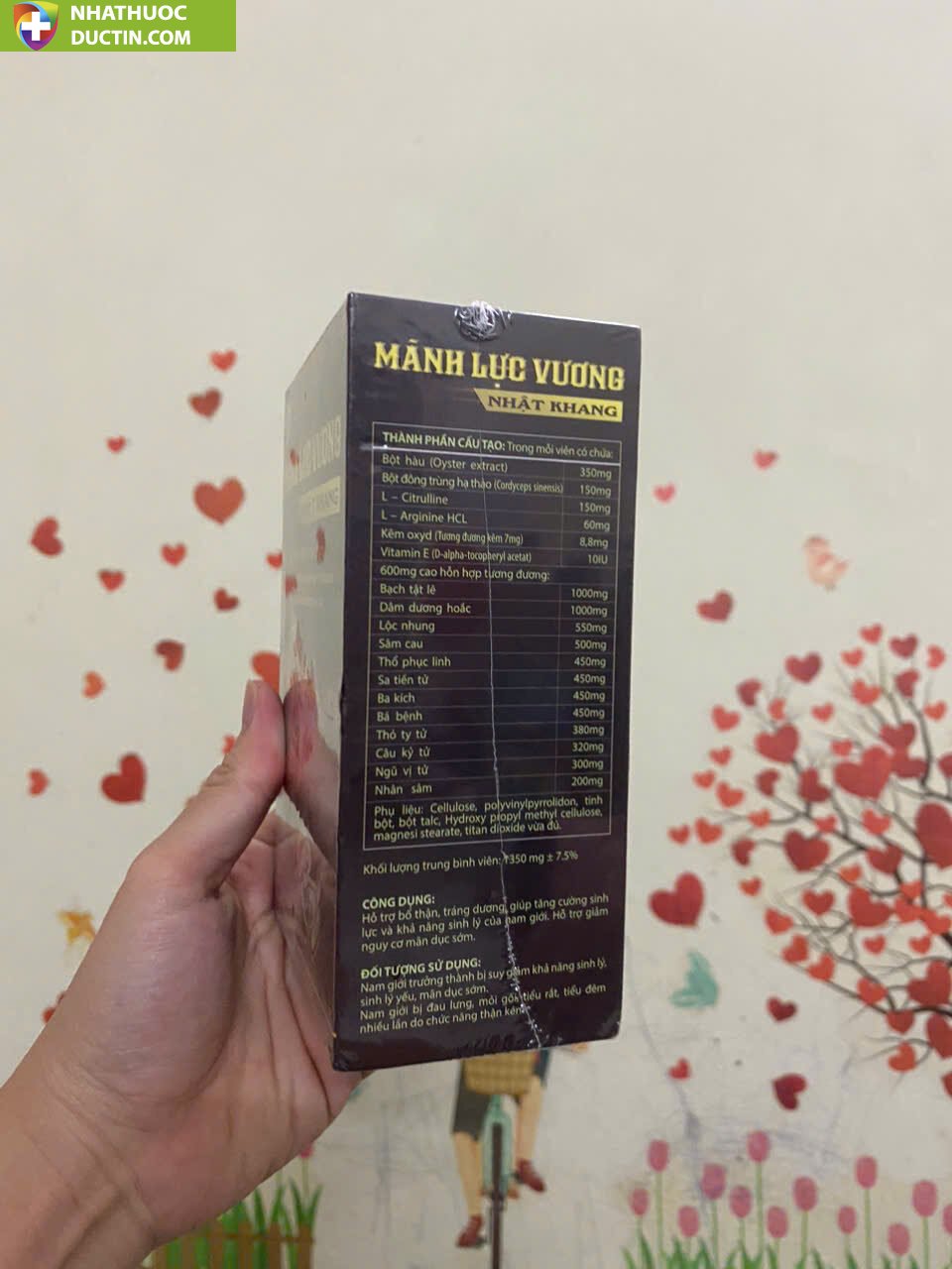 MÃNH LỰC VƯƠNG NHẬT KHANG (Hộp 1 lọ x 30 viên) 16 manhlucvuong1