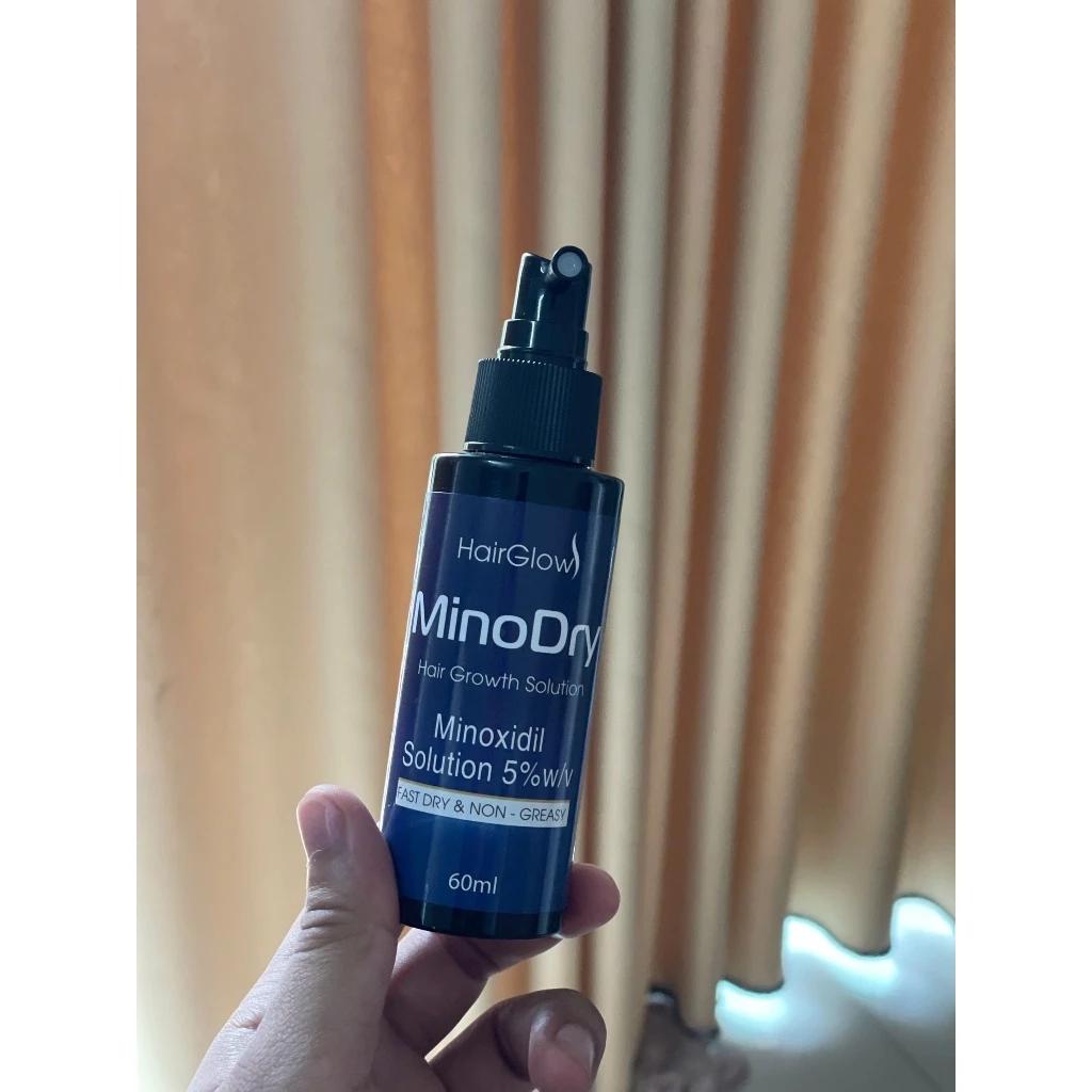 Serum kích mọc râu, tóc, mày MinoDry Minoxidil 5% besthair không kích ứng, không bết tóc, nhanh khô 21