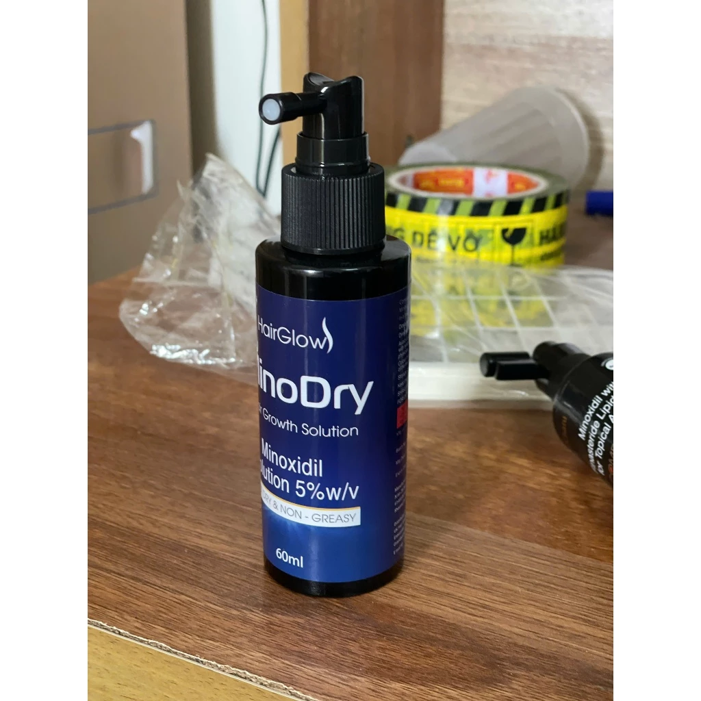 Serum kích mọc râu, tóc, mày MinoDry Minoxidil 5% besthair không kích ứng, không bết tóc, nhanh khô 20