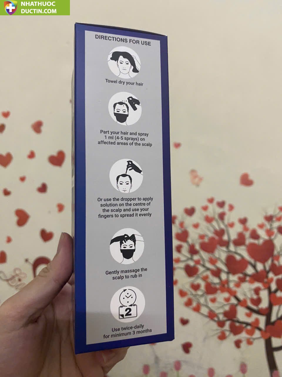 Thuốc mọc tóc MinoDry Minoxidil 5% 17 moctoc3