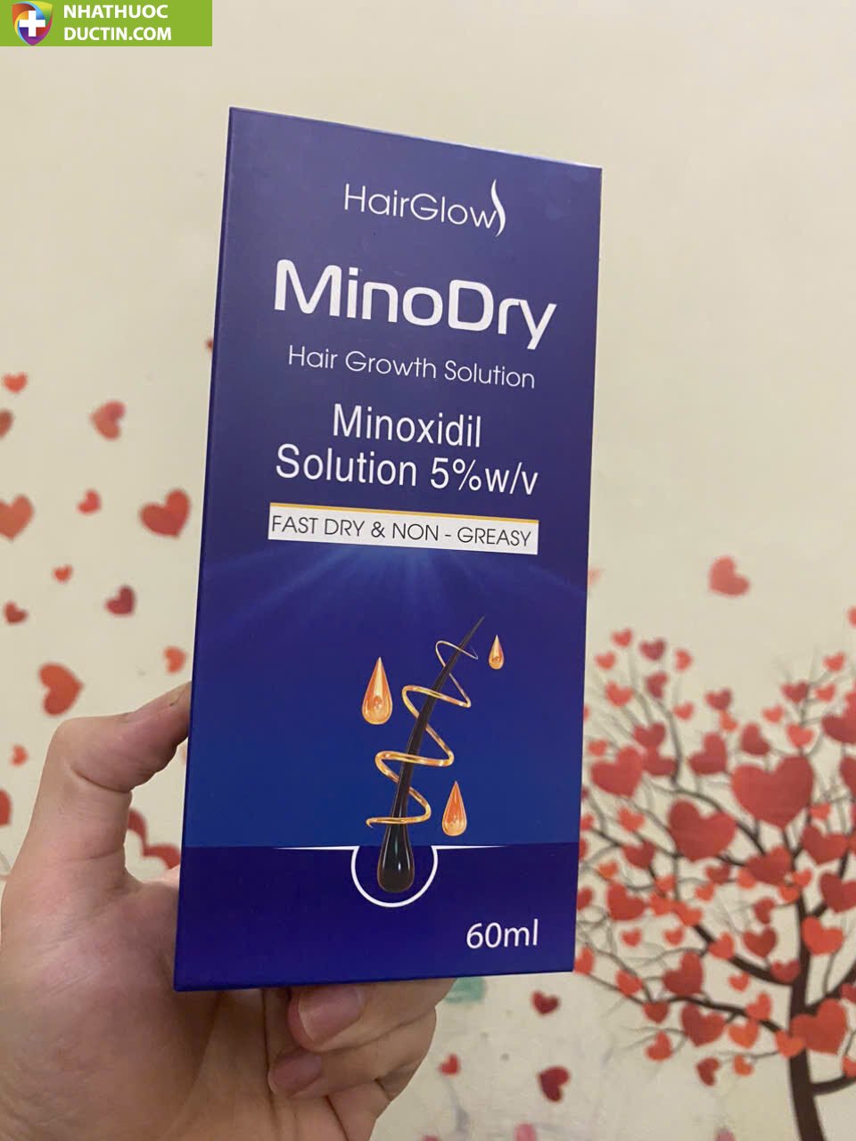 Thuốc mọc tóc MinoDry Minoxidil 5% 15 moctoc5