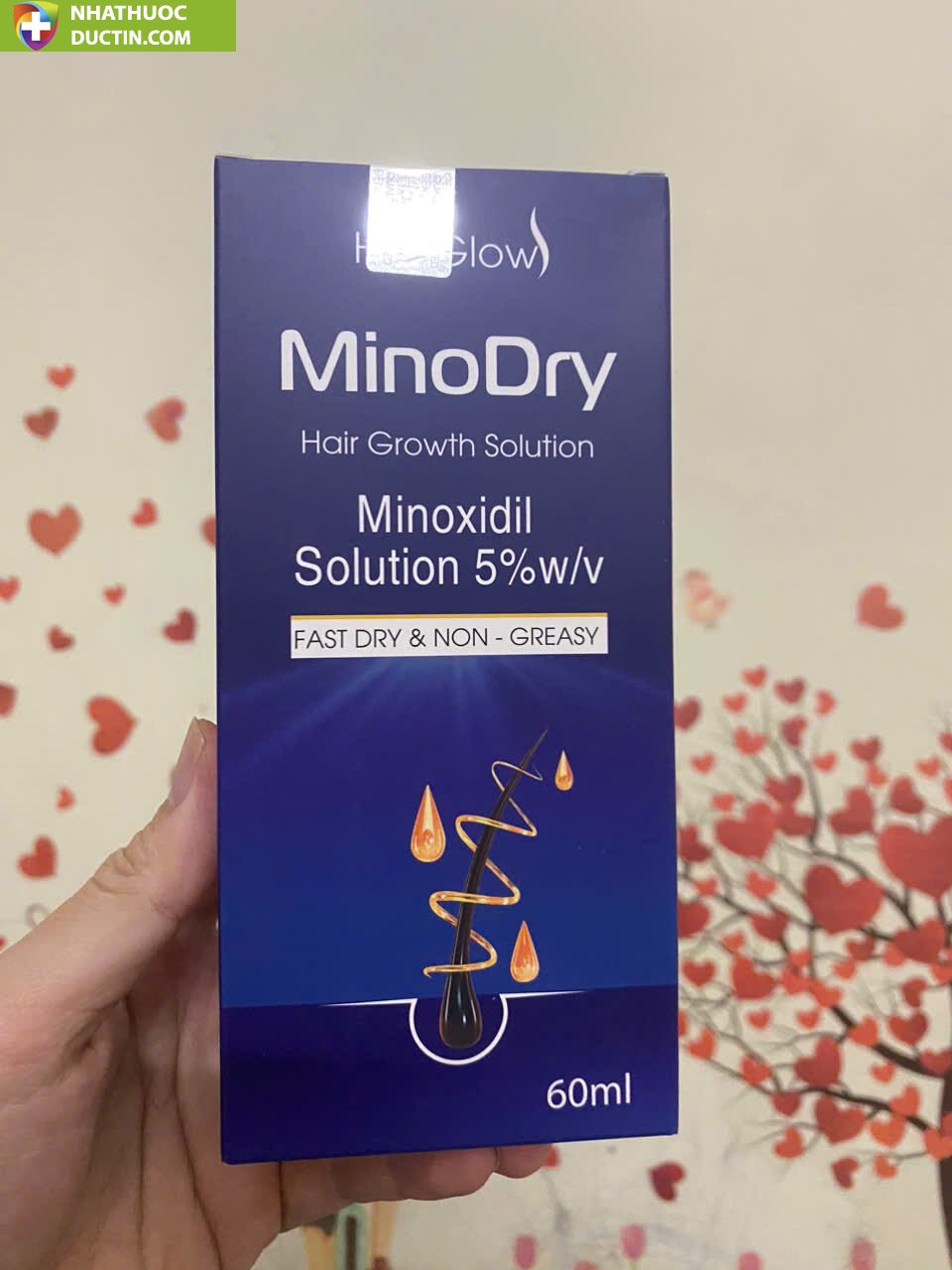 Thuốc mọc tóc MinoDry Minoxidil 5% 14 moctoc6
