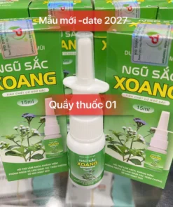 Dung dịch xịt mũi Xoang ngũ sắc lọ 15ml - tinh chất cỏ ngũ sắc
