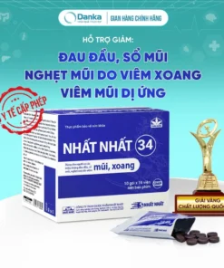 Alternative view of Viên Xoang Nhất Nhất 34 - Hỗ trợ giảm chảy mũi, Nghẹt mũi, Đau đầu do viêm xoang, cấp & mạn tính