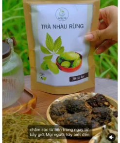 Trà Huyết Áp Nhàu Rừng,Giảo Cổ Lam ổn định Huyết áp, Giảm mỡ máu, Ngăn xơ vữa mạch máu, Bình ổn huyết áp, Túi 30 túi lọc