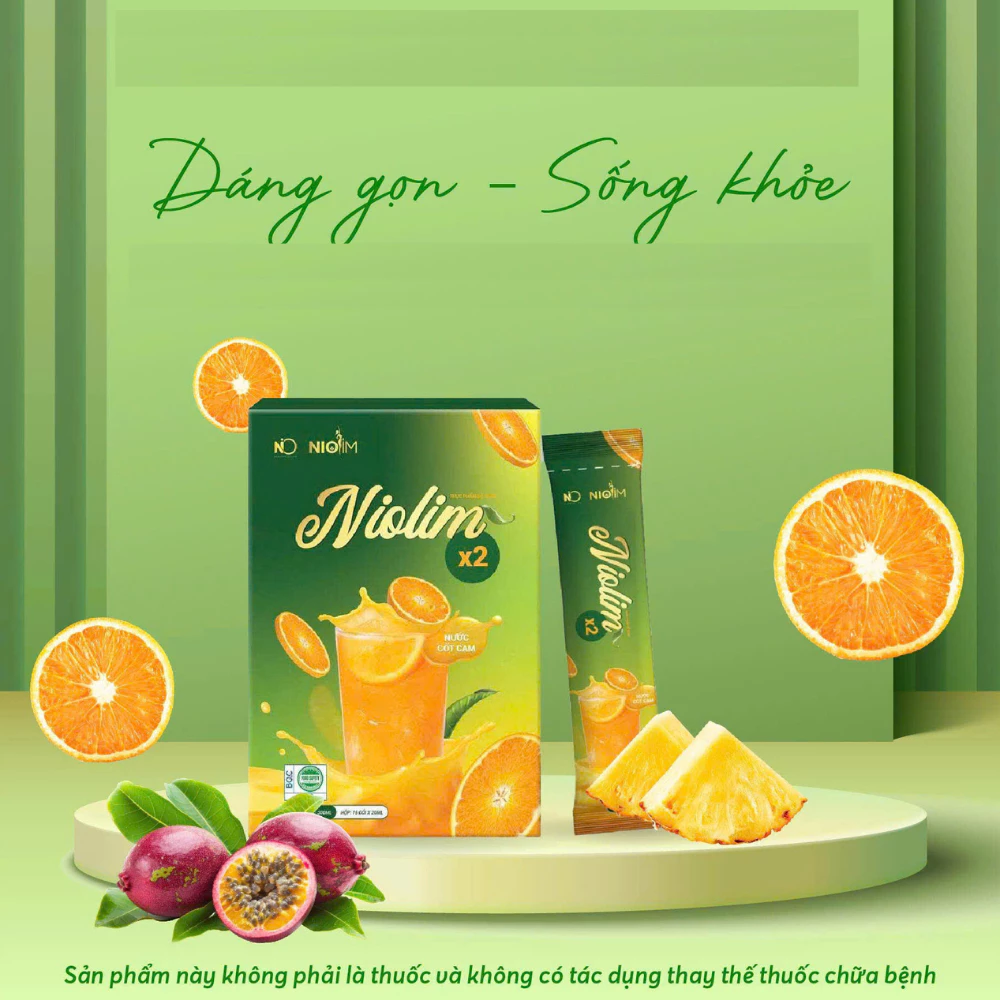 NioLim X2 Chính Hãng Hỗ Trợ Cân Bằng Vóc Dáng,Hỗ Trợ Giảm Cân Thanh Lọc Cơ Thể hộp 15 gói 14 nioslim7