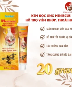 Alternative view of Kem Bôi Nọc Ong Hỗ Trợ Giảm Đau Nhức Xương Khớp Meniscus Pain Relief Ointment