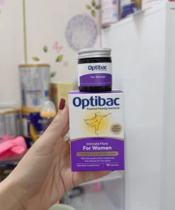 Men vi sinh phụ khoa Optibac tím for women bổ sung lợi khuẩn