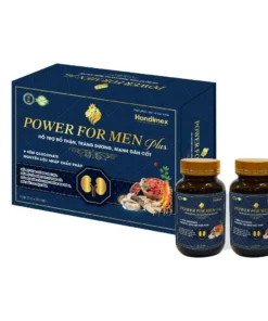 Viên Uống Bổ Thận, Tăng Cường Sinh Lý Nam Giới POWER FOR MEN, Hết xuất tinh sớm, Rồi loạn cương dương - Hộp 2 lọ 60 viên