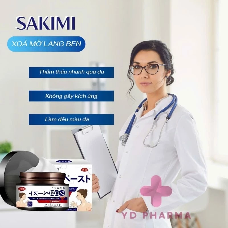 Kem bôi lang ben SAKIMI - Hỗ trợ cải thiện tình trạng lang ben, bạch biến trên da, đẩy lùi vi nấm - hủ 30G 18 sakimi5