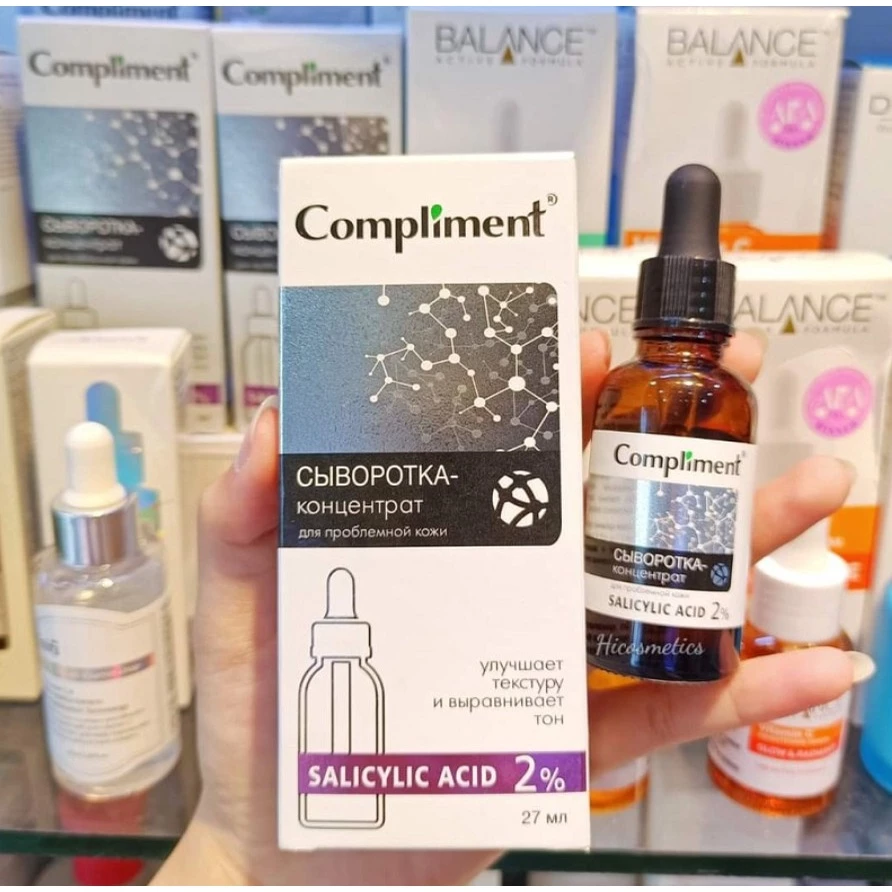 Serum se khít lỗ chân lông Serum Compliment giảm mụn mờ thâm giảm nhăn dưỡng trắng da 21 sekhit5