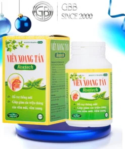 Viên Xoang Tán Roxtech hỗ trợ giảm viêm xoang(1 Chai/ 50 viên)