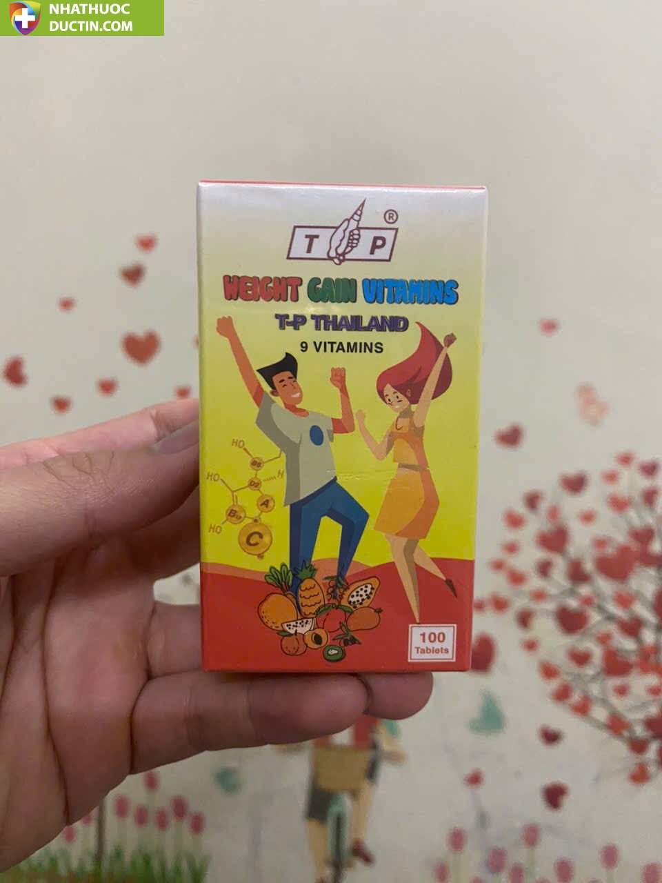 Viên uống vitamin thái lan tăng cân 100viên chính hãng 14 tangcanthai3