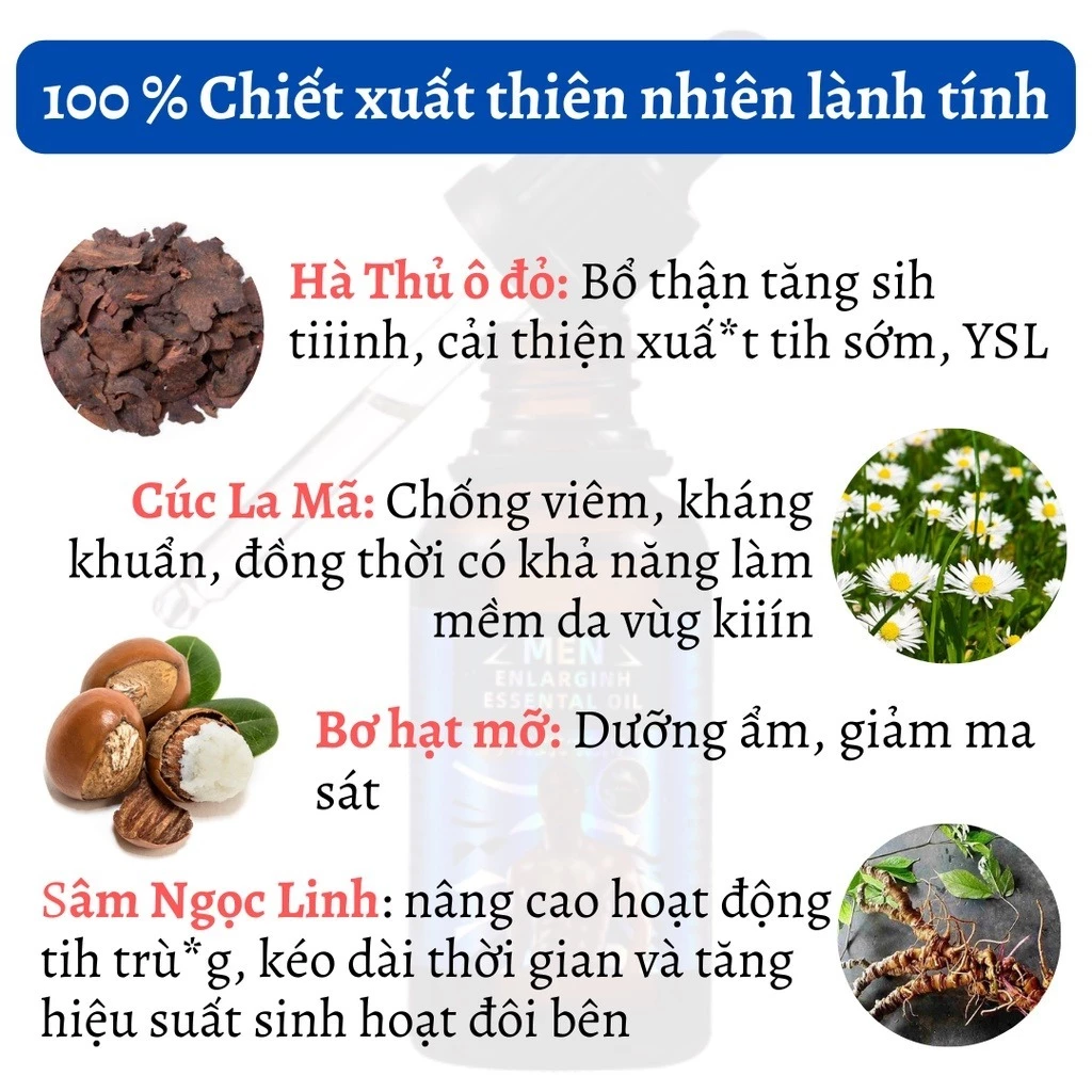 Tinh Chất ENLARGE OIL Kéo Dài Tăng Kích Thước Cậu Bé Chiều Dài Lẫn Đường Kính AN TOÀN HIỆU QUẢ-ZOOTI 19 tangchim7