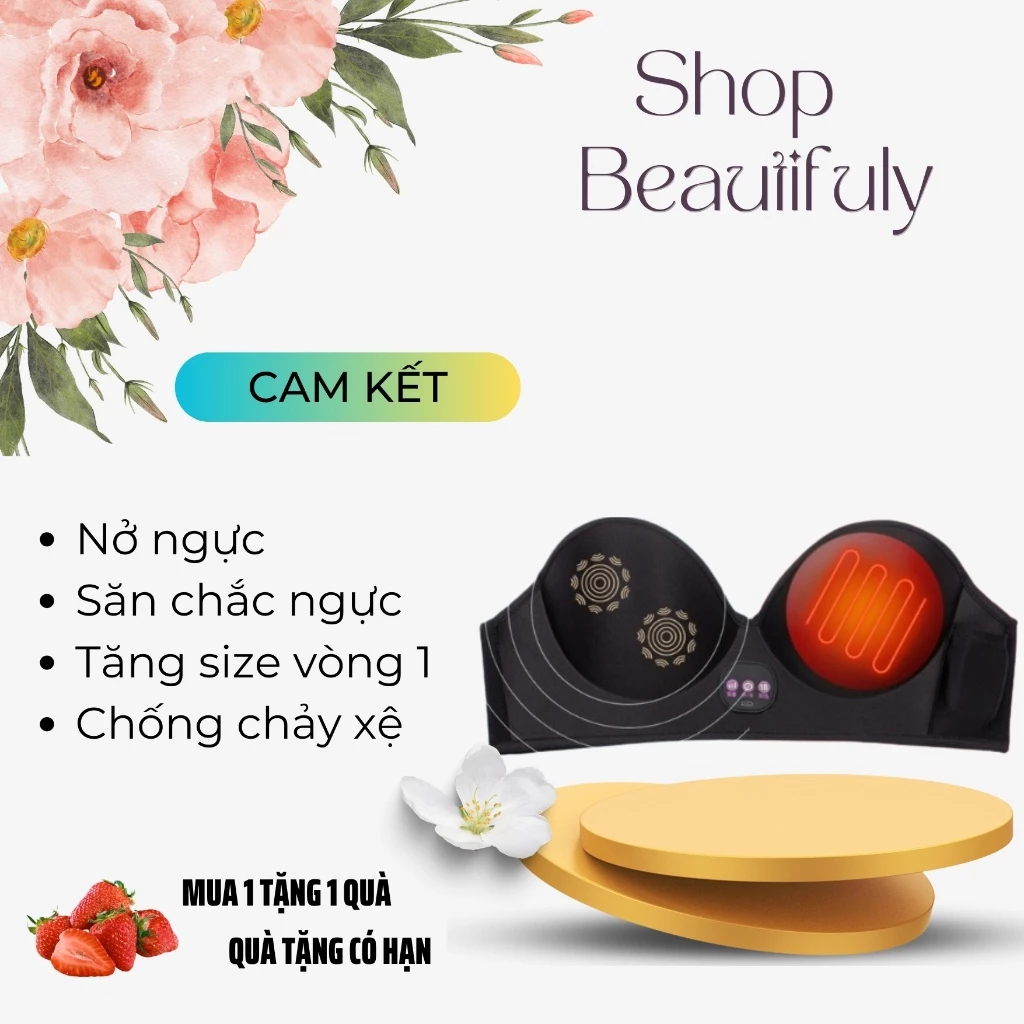 Tăng vòng 1 máy massage nở ngực tăng size vòng 1 chăm sóc ngực săn chắc chống chảy xệ cam kết an toàn hiệu quả 17 tangvong1