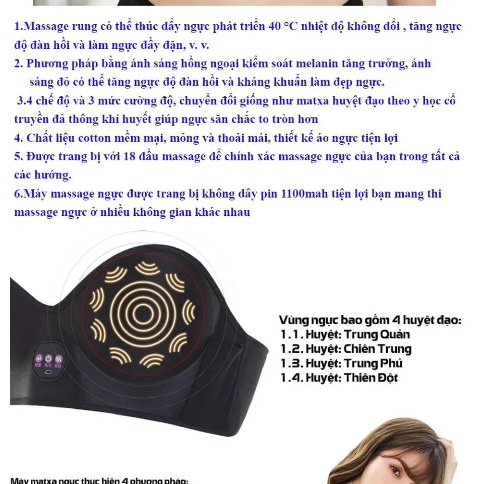 Tăng vòng 1 máy massage nở ngực tăng size vòng 1 chăm sóc ngực săn chắc chống chảy xệ cam kết an toàn hiệu quả 13 tangvong4