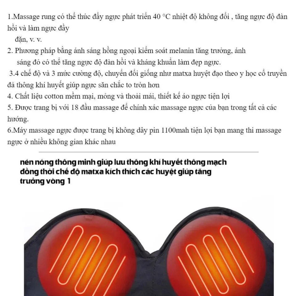 Tăng vòng 1 máy massage nở ngực tăng size vòng 1 chăm sóc ngực săn chắc chống chảy xệ cam kết an toàn hiệu quả 12 tangvong5