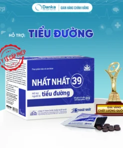 Viên Tiểu Đường - Nhất Nhất 39 - Hỗ trợ Giảm đường huyết, giảm nguy cơ biến chứng trên tim mạch