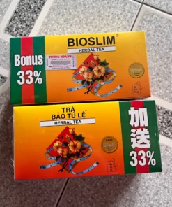 Trà giảm cân thải độc tiêu mỡ Bảo Tú Lệ Bioslim hộp 40 gối