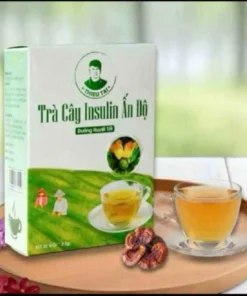 Alternative view of 1 HỘP Trà cây Insulin Ấn Độ THIỀU TÀI Trà thảo mộc nước trà tốt cho đường huyết 1 hộp/30 túi lọc