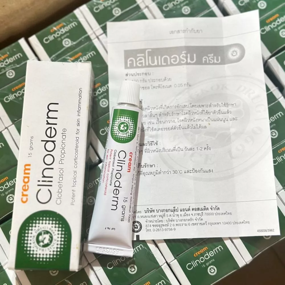 Kem Bôi Ngứa Vảy Nến Thái Lan Clinoderm Cream 15g Hỗ Trợ Viêm Da Cơ Địa, Tổ Đỉa, Nước Ăn Tay Chân 22 vaynen5
