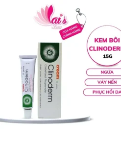 Kem Bôi Ngứa Vảy Nến Thái Lan Clinoderm Cream 15g Hỗ Trợ Viêm Da Cơ Địa, Tổ Đỉa, Nước Ăn Tay Chân