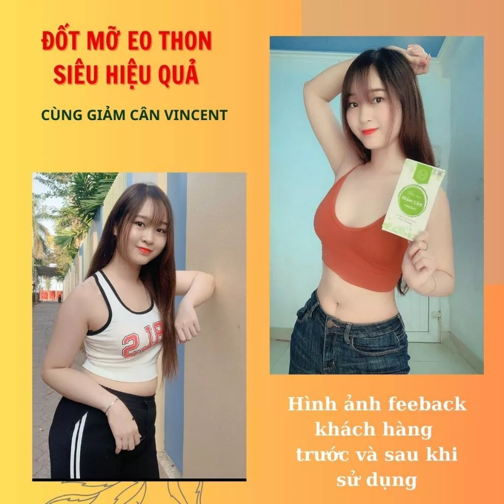 Giảm cân VINCENT liệu trình 30 ngày tặng 10 viên detox giảm mỡ bụng an toàn hiệu quả 30gr 18 vincen4 1