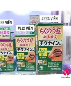 Viên uống xoang Nhật Bản Kobayashi Chikunain 112/224 viên Chuẩn Nhật