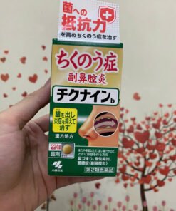 Viên uống Kobayashi Chikunain Nhật Bản hỗ trợ viêm xoang, Chai 224 viên