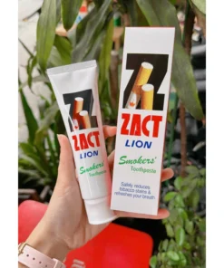 Kem đánh răng ZACT LION dành Cho Người Hút th u.ố.c tuýp 160g - hàng nội địa Thái Lan