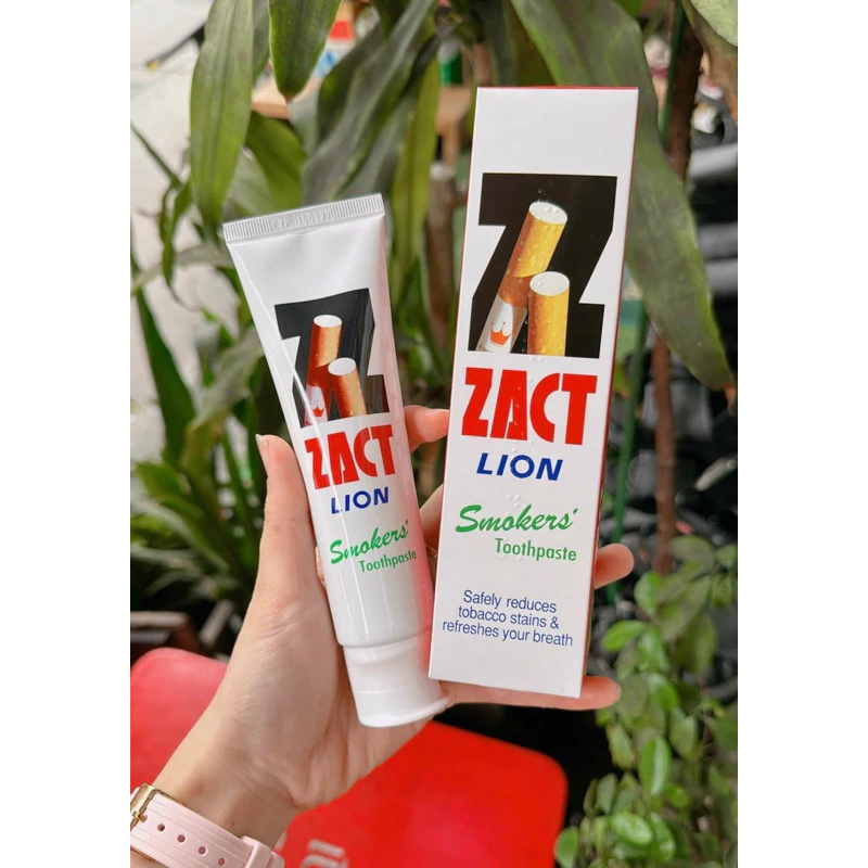 Kem đánh răng ZACT LION dành Cho Người Hút th u.ố.c tuýp 160g - hàng nội địa Thái Lan 20 danhrang1