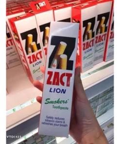 Kem đánh răng ZACT LION dành Cho Người Hút th u.ố.c tuýp 160g - hàng nội địa Thái Lan 13 danhrang6