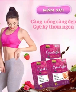 EZIM COFFEE - Cà Phê Mâm Xôi Đen, Gừng Đen, Nấm Linh Chi và Đông Trùng Hạ Thảo đẹp da, tốt cho hệ tiêu hóa,giảm mỡ thừa 13 ezzim6