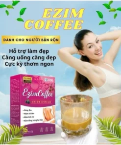 EZIM COFFEE - Cà Phê Mâm Xôi Đen, Gừng Đen, Nấm Linh Chi và Đông Trùng Hạ Thảo đẹp da, tốt cho hệ tiêu hóa,giảm mỡ thừa 15 ezzm4