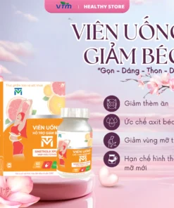 Alternative view of Viên uống hỗ trợ giảm cân VTM giảm cảm giác thèm ăn, tăng phân giải mỡ thừa