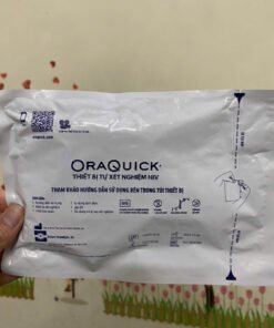 Bộ xét nghiệm HIV Oraquick bằng dịch miệng ( nước bọt) ship hoả tốc[che tên sản phẩm] phát hiện nguy cơ 3 tháng