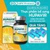 [Đào Thải HPV] Viên Uống HUPAVIR A Immunocaps Hỗ Trợ HPV, Sùi Mào Gà dùng cho người sức đề kháng kém- Hộp 60viên và 30v