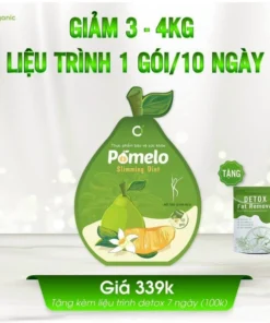 Kẹo Bưởi Giảm Cân Pomelo Slimming Diet Ciorganic Chính Hãng Gói 10 Viên (Tặng Kèm DETOX)