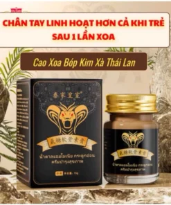 Cao KIM XÀ Xoa Bóp Xương Khớp - Giảm Đau, Lưu Thông Máu, Giảm Tê Bì, Sưng Viêm, Tăng Cường Độ Dẻo Dai Cho Xương Khớp