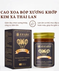 Alternative view of Cao Xoa Bóp Kim Xà Thái Lan – Giảm Đau Xương Khớp, Thư Giãn Cơ Bắp, Hỗ Trợ Tuần Hoàn Máu, Giữ Ấm Cơ Thể