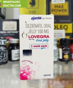 Thạch Tăng Sinh Lý Nữ Oral Jelly 100mg (Hộp 7 Gói) – Hỗ trợ sinh lý nữ, tăng khoái cảm, cải thiện khô hạn 12 lovegra oral jelly sinh ly nu 4 600x600 1