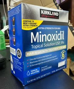 Minoxidil 5% Kirk-land Dung Dịch Mọc Râu Và Tóc Hiệu Quả Của Mỹ Hộp 6 Chai 7 mino1 1